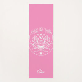 Tapis De Yoga Méditation de Yoga Mat personnalisé rose cadeau