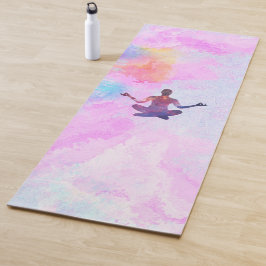 Tapis De Yoga Méditation rose