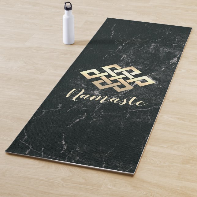 Tapis De Yoga Méditation Yoga Instructeur Eternity sans fin noeu (En situation)