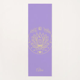 Tapis De Yoga Méditation Yoga Mat personnalisé Cadeau Purple