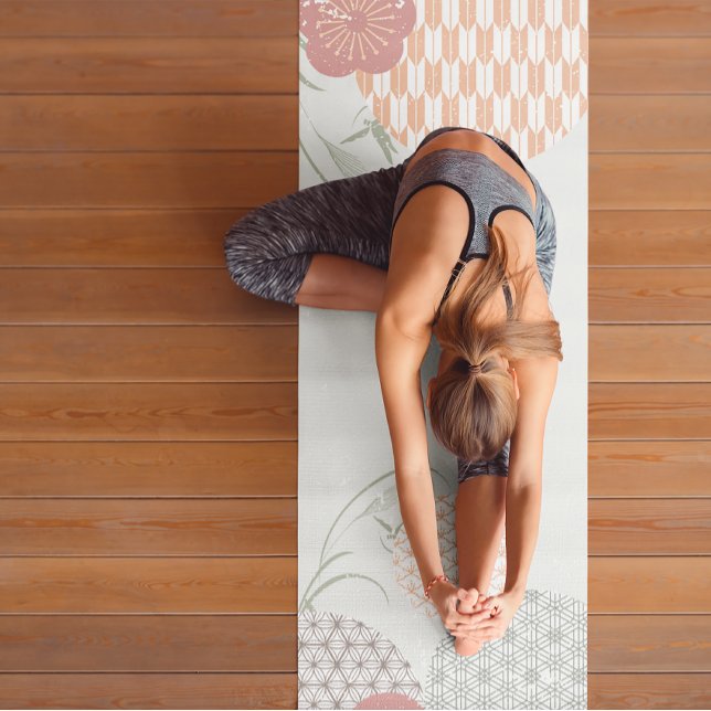 Tapis De Yoga Méditation Zen Style Japandi (Japandi Style Zen Meditation Yoga Mat)