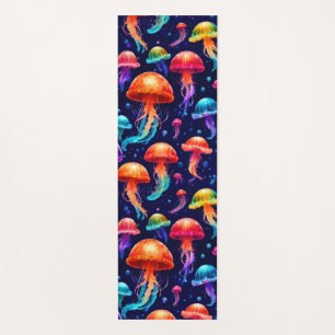Tapis De Yoga Méduse colorée
