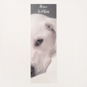 Tapis De Yoga Mélange blanc Labrador Chien Gris Yoga Mat