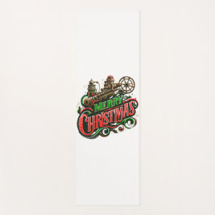 Tapis De Yoga Merry Christmas steampunk