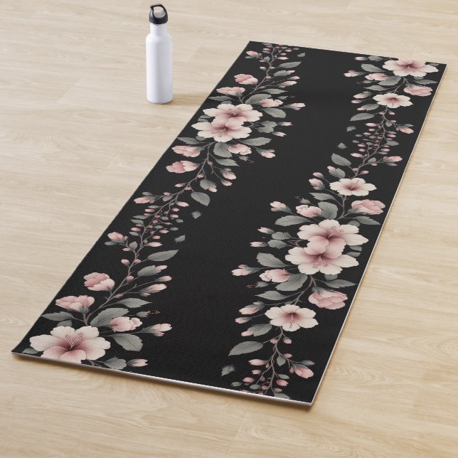 Tapis De Yoga Midnight Tropics (En situation)