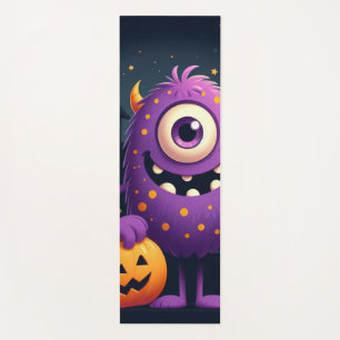 Tapis De Yoga Mignons, violet ruse ou le monstre qui traite