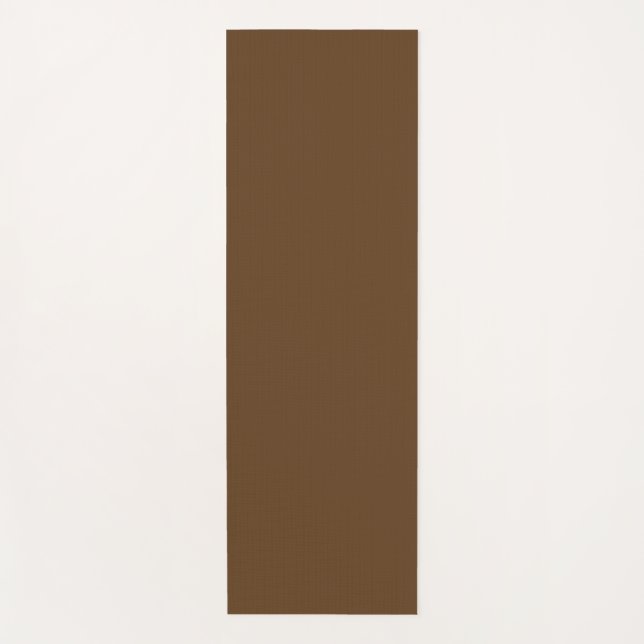 Tapis De Yoga Minimaliste de yoga Brown (Devant)