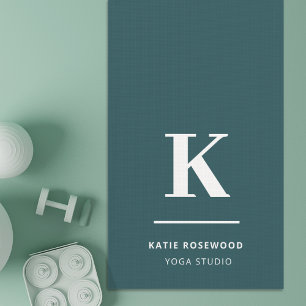 Tapis De Yoga Minimaliste Fumée Vert moderne Grand initial