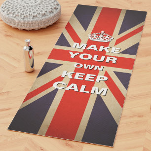 Tapis De Yoga Modèle calme - Union Jack Vintage Yoga Mat