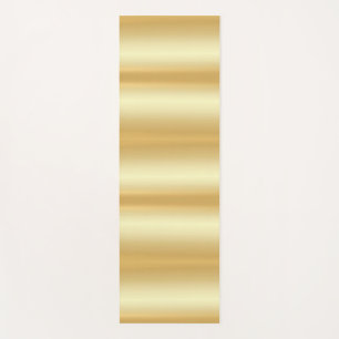 Tapis De Yoga Modèle flanqué d'or Faux personnalisé Moderne glam
