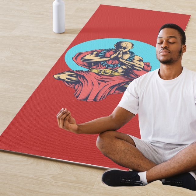 Tapis De Yoga Moine priant (Créateur téléchargé)