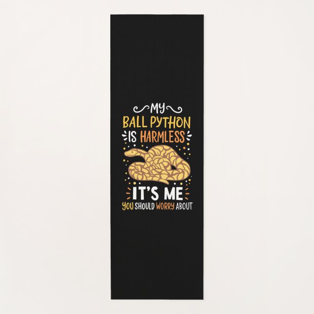 Tapis De Yoga Mon Python Ball Est Inoffensif (Devant)