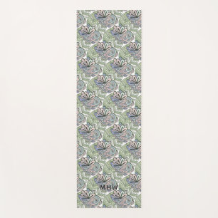 Tapis De Yoga Monogramme de yoga personnalisé Lotus Motif