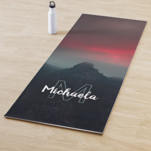 Tapis De Yoga Monographie des nuages brûlants, du brouillard et