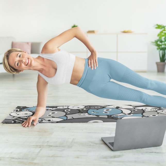 Tapis De Yoga monstre de gribouillis (Créateur téléchargé)