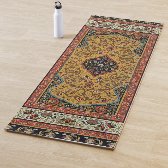 Tapis De Yoga Moquette Perse antique Design élégant (En situation)