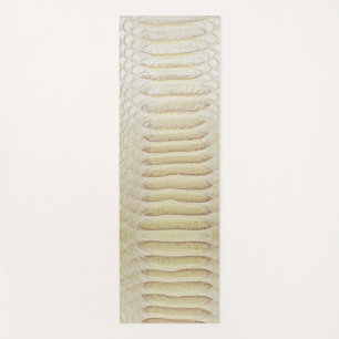 Tapis De Yoga Motif blanc anaconda