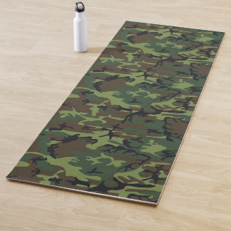 Tapis De Yoga Motif Caméra militaire de Green Forest
