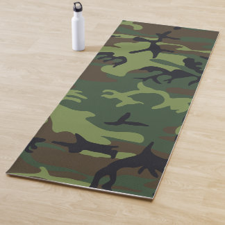 Tapis De Yoga Motif Caméra militaire de Green Forest