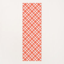 Motif carreaux blanc corail