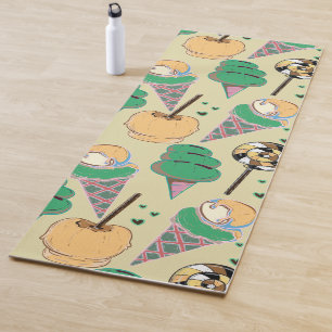 Tapis De Yoga Motif crème glacée motif Lollies lollipop 25