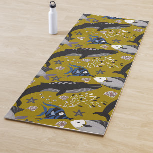 Tapis De Yoga Motif d'animaux aquatiques vie sous-marine 18