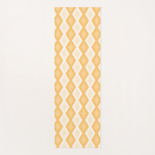 Tapis De Yoga Motif de diamant jaune