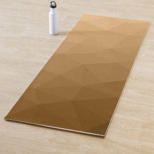 Tapis De Yoga Motif de maillage géométrique Brown