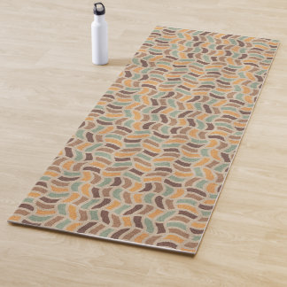 Tapis De Yoga Motif de maillage ondulé