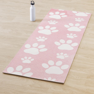 Tapis De Yoga Motif De Pâtes, Patrouilles Blanches, Aquarelles, 
