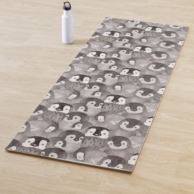 Tapis De Yoga Motif de pingouin mignon bébé (En situation)