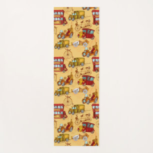 Tapis De Yoga Motif de transport Steampunk