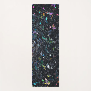 Tapis De Yoga Motif de verre teinté abstrait iridescent personna