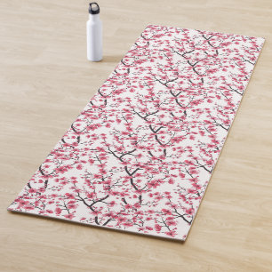 Tapis De Yoga Motif délicieux en fleur de cerisier