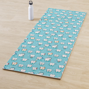 Tapis De Yoga Motif dentaire mignon