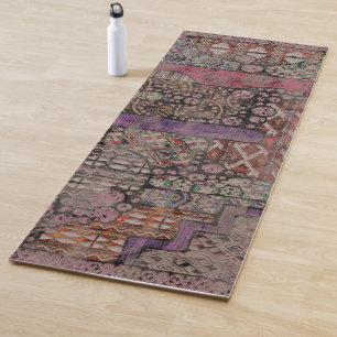 Tapis De Yoga Motif Ethno Abstrait - Folklore Art 1