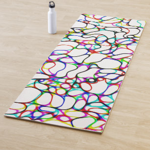 Tapis De Yoga Motif multicolore