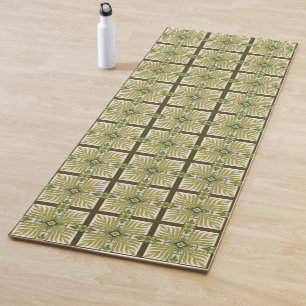 Tapis De Yoga Motif Non-Embelli II de paume