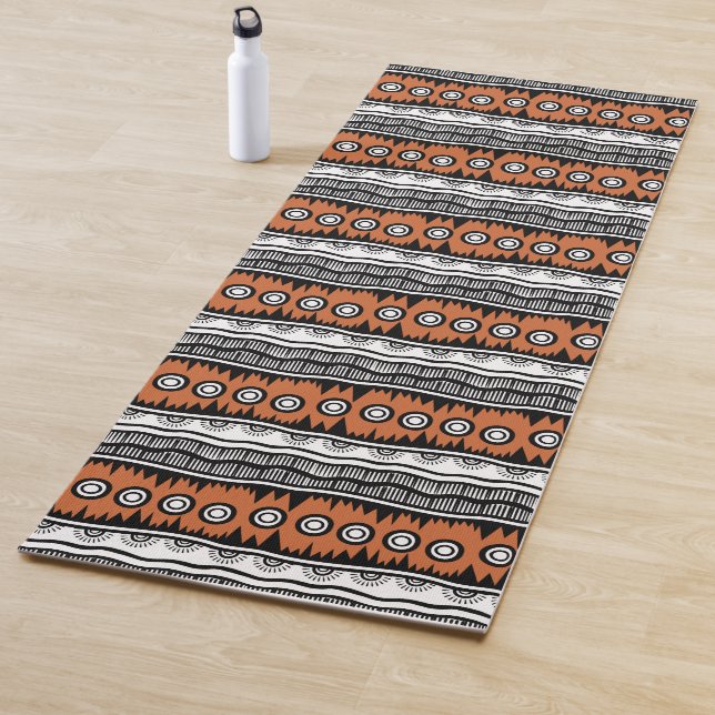 Tapis De Yoga Motif tribal ethnique Yoga Mat (En situation)