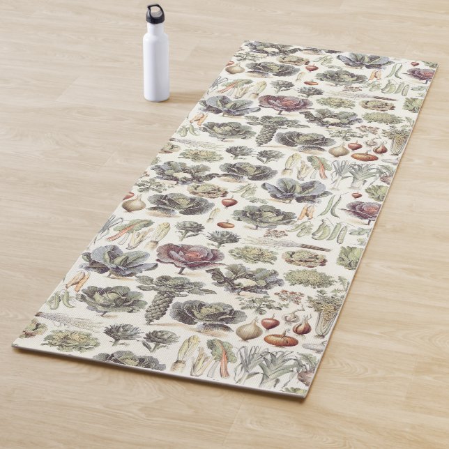 Tapis De Yoga Motif végétal Adolphe Millot (En situation)