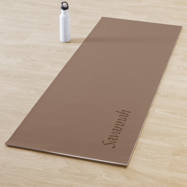 Tapis De Yoga Mouton Brown de yoga (En situation)