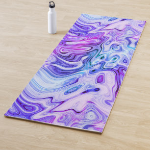 Tapis De Yoga murmure fantomatique, pastel marbré :