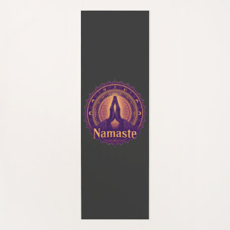 Tapis De Yoga Mysaste Namaste Yoga Mat avec les mains et l'homme