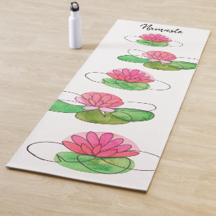 Tapis De Yoga Namaste de Lotus Personnalisé