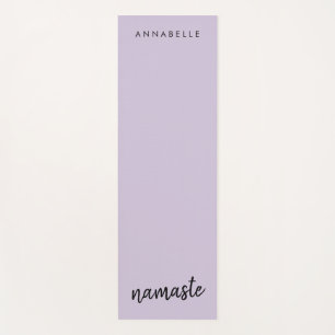 Tapis De Yoga Namaste   Méditation Lilac Purple Nom moderne