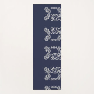 Tapis De Yoga Navy Blue Soothing Pattern Yoga Mat