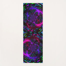 Tapis De Yoga Néon à spirale trippale