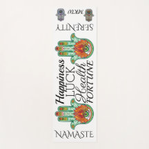 New Hamsa Main Yoga Mat - Voir Pretty Back