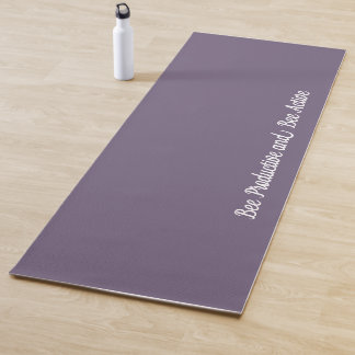 Tapis De Yoga Nid d'abeille | Uni Violet 1 Personnel