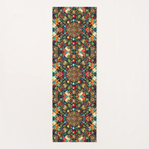 Tapis De Yoga Noël vintage/classique coloré